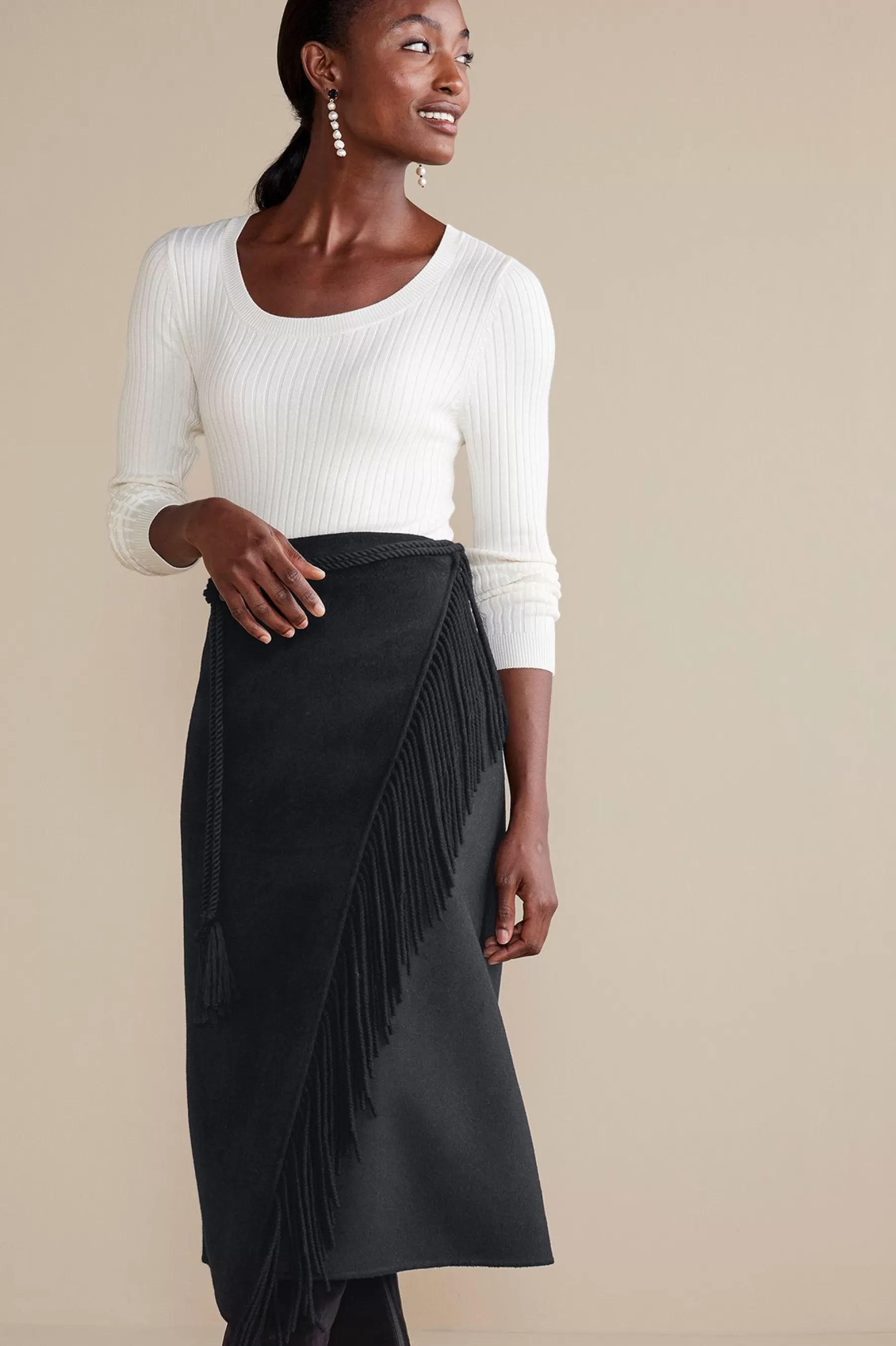 Skirts-Soft Surroundings Anja Skirt Black