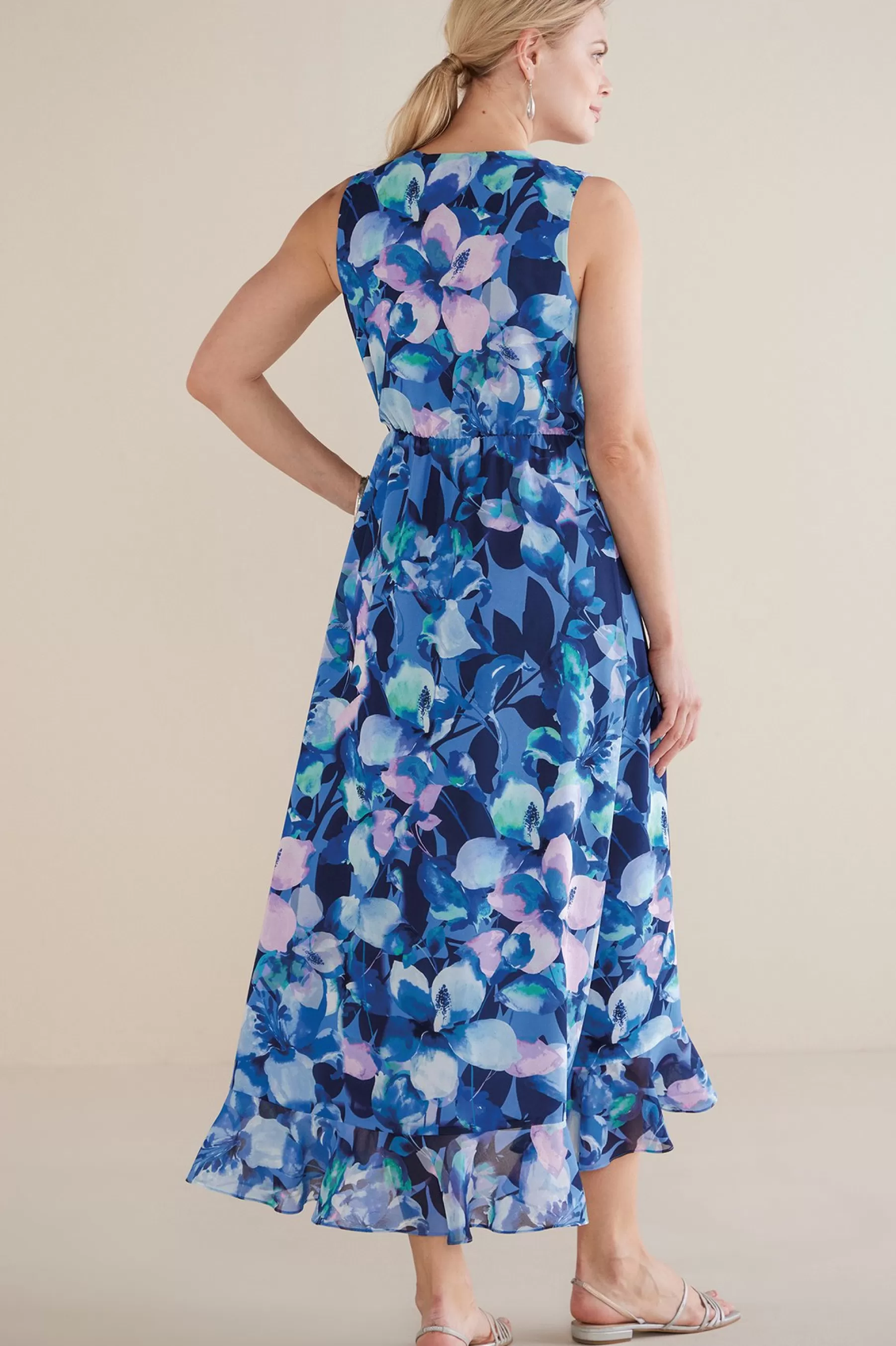 patterned | maxi-Soft Surroundings Ashlyn Maxi Dress Purple Floral