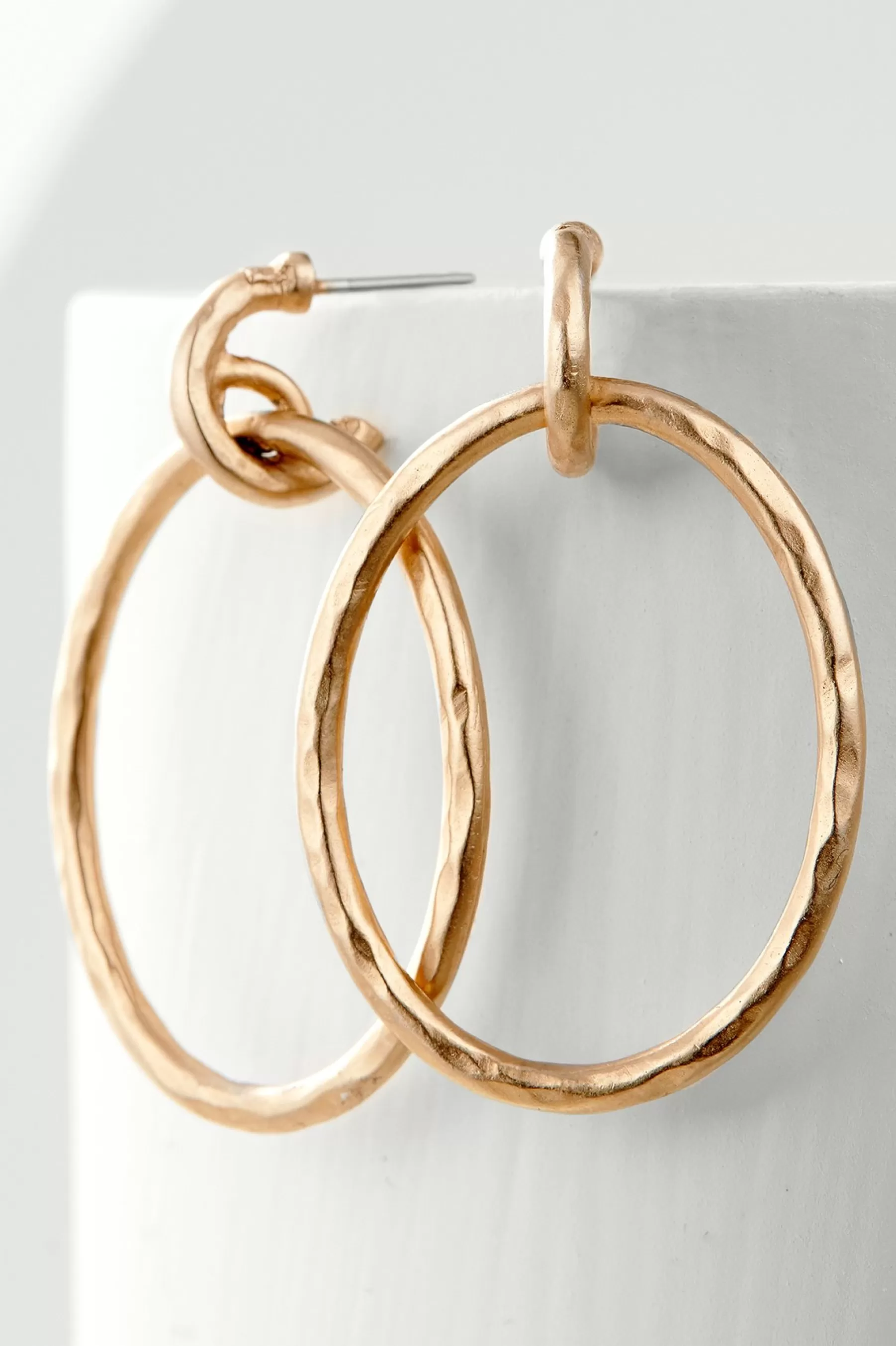 Earrings | earrings-Soft Surroundings Cassini Hoop Earring Silver