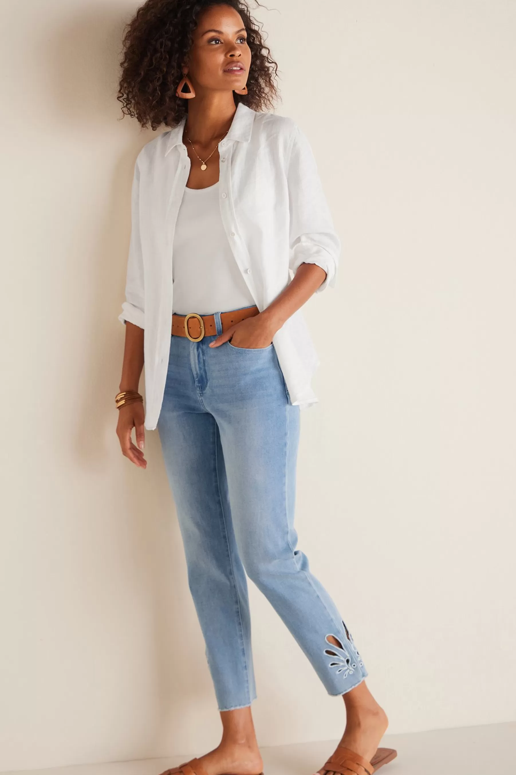 leggings | crop-Soft Surroundings Catalina Jeans Everwash