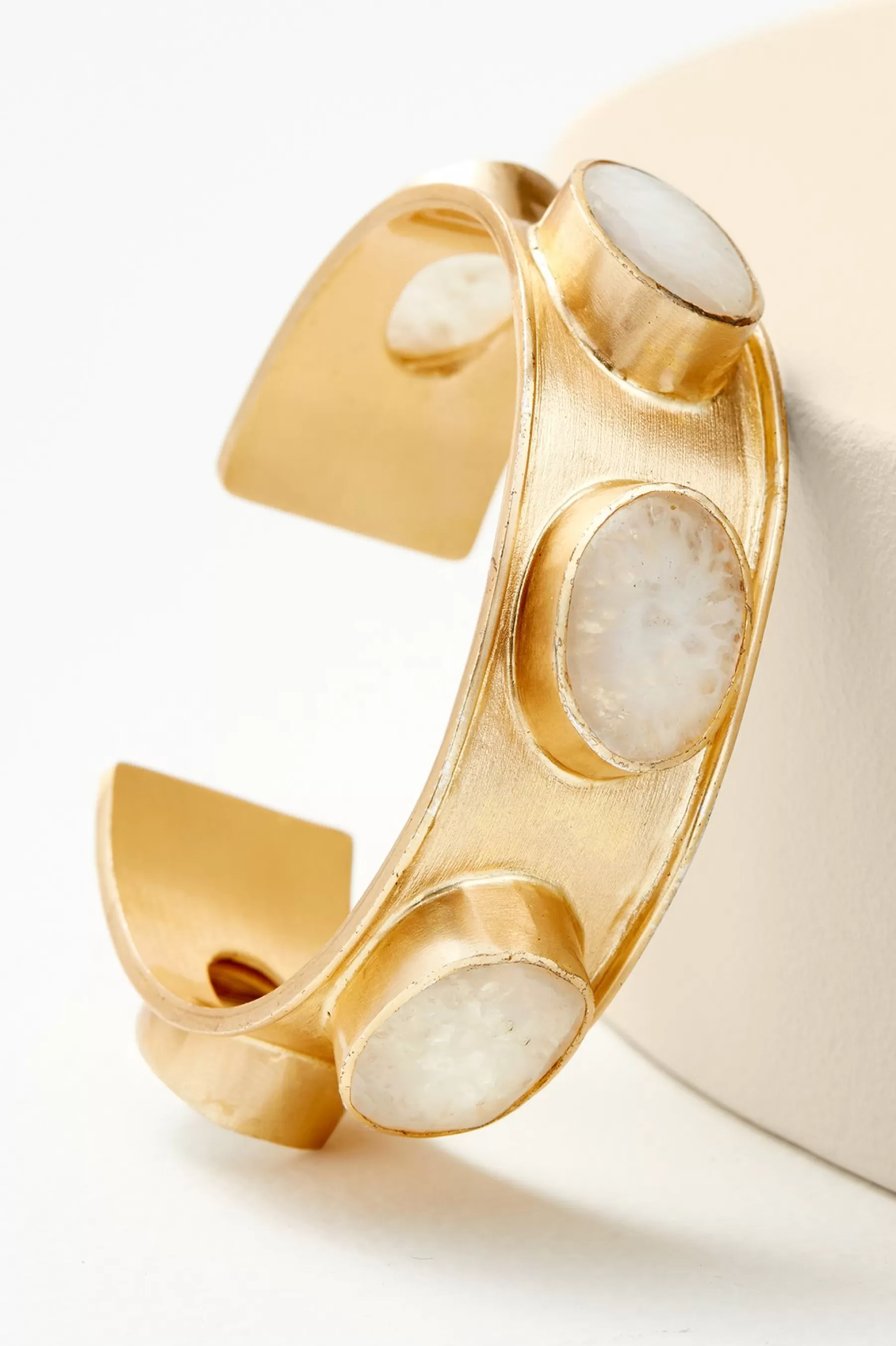 Bracelets | bracelets-Soft Surroundings Cleo Stone Cuff Gold