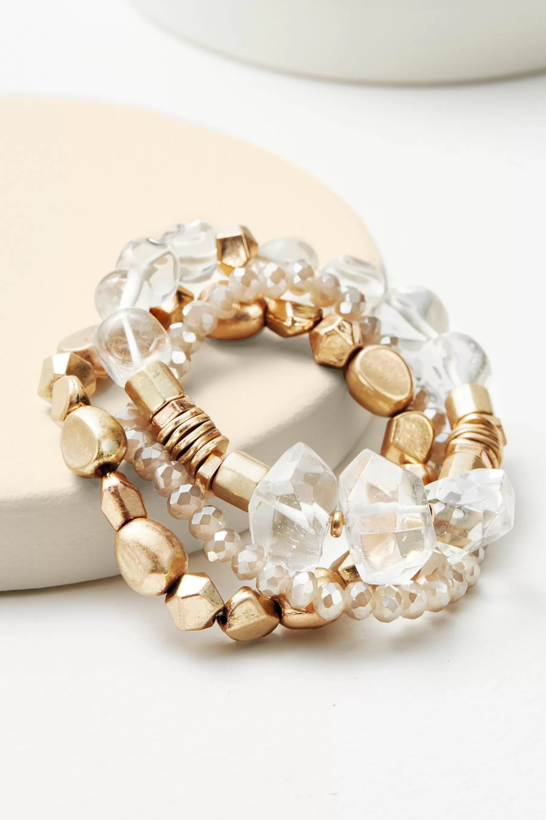 Bracelets | bracelets-Soft Surroundings Cressa Bracelet Set Antique Gold