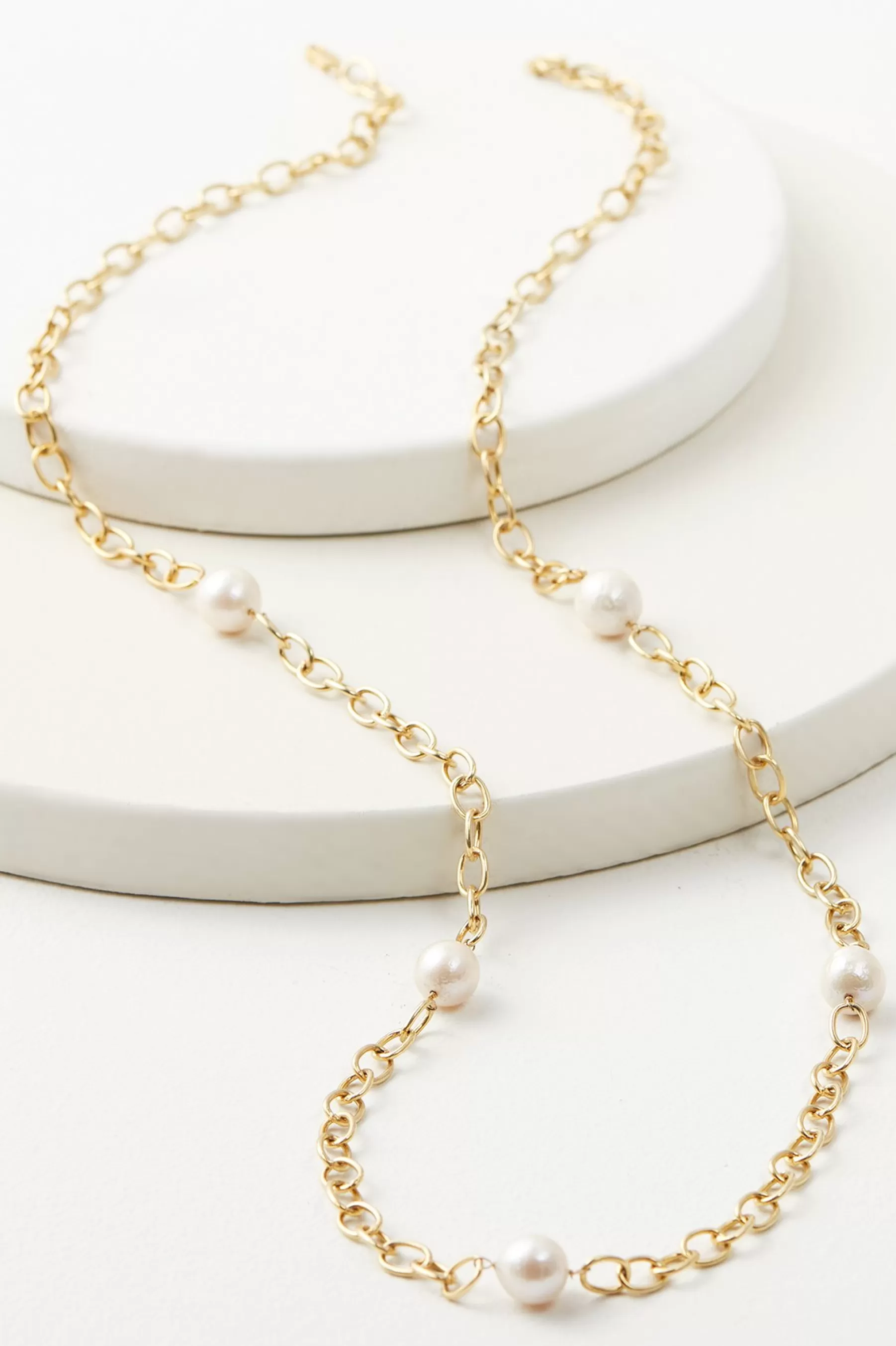 Necklaces | necklaces-Soft Surroundings Estella Pearl Necklace Pearl/Silver