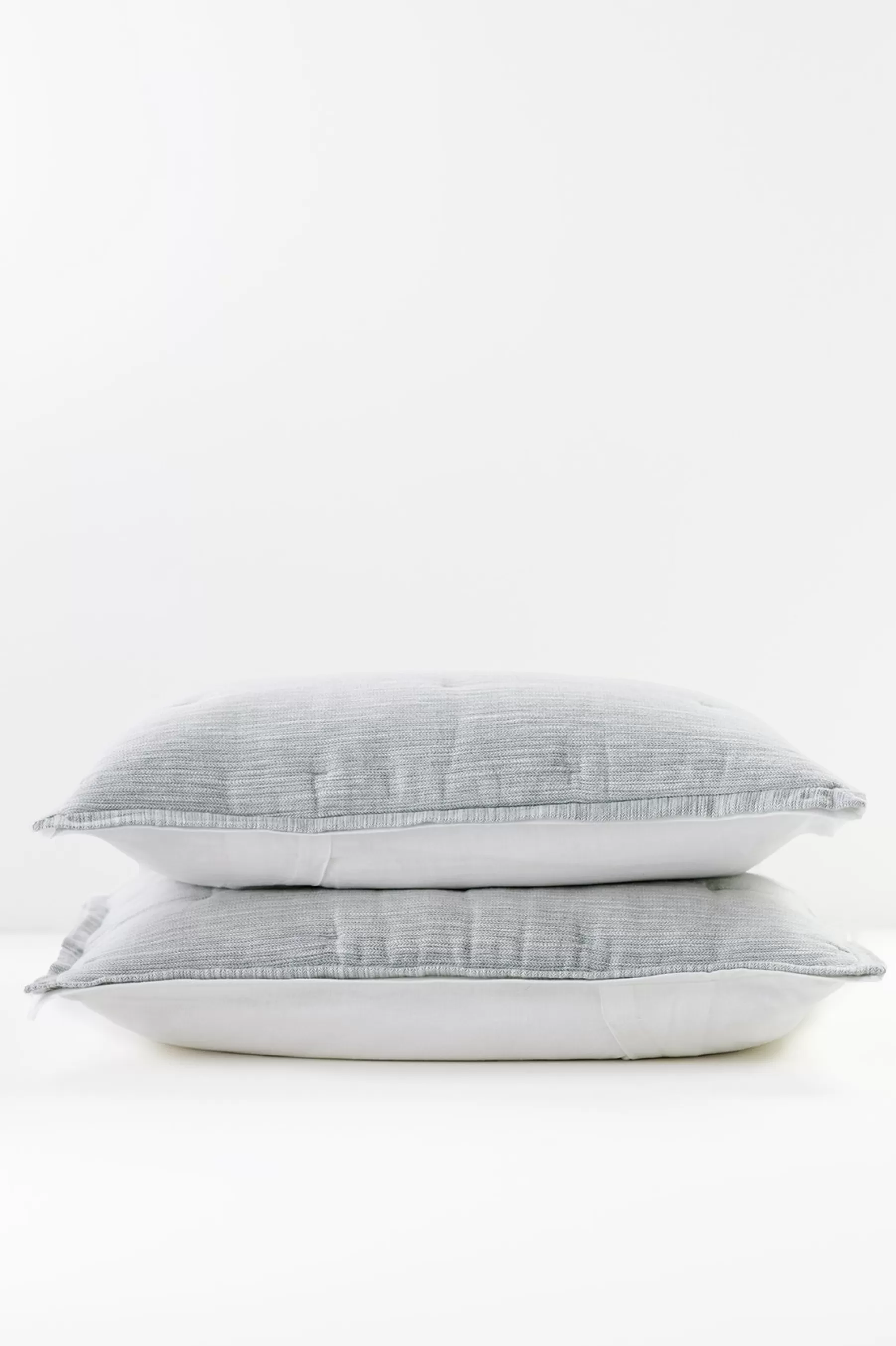 pillowcases & shams-Soft Surroundings Evie Textured Sham Silver Sea