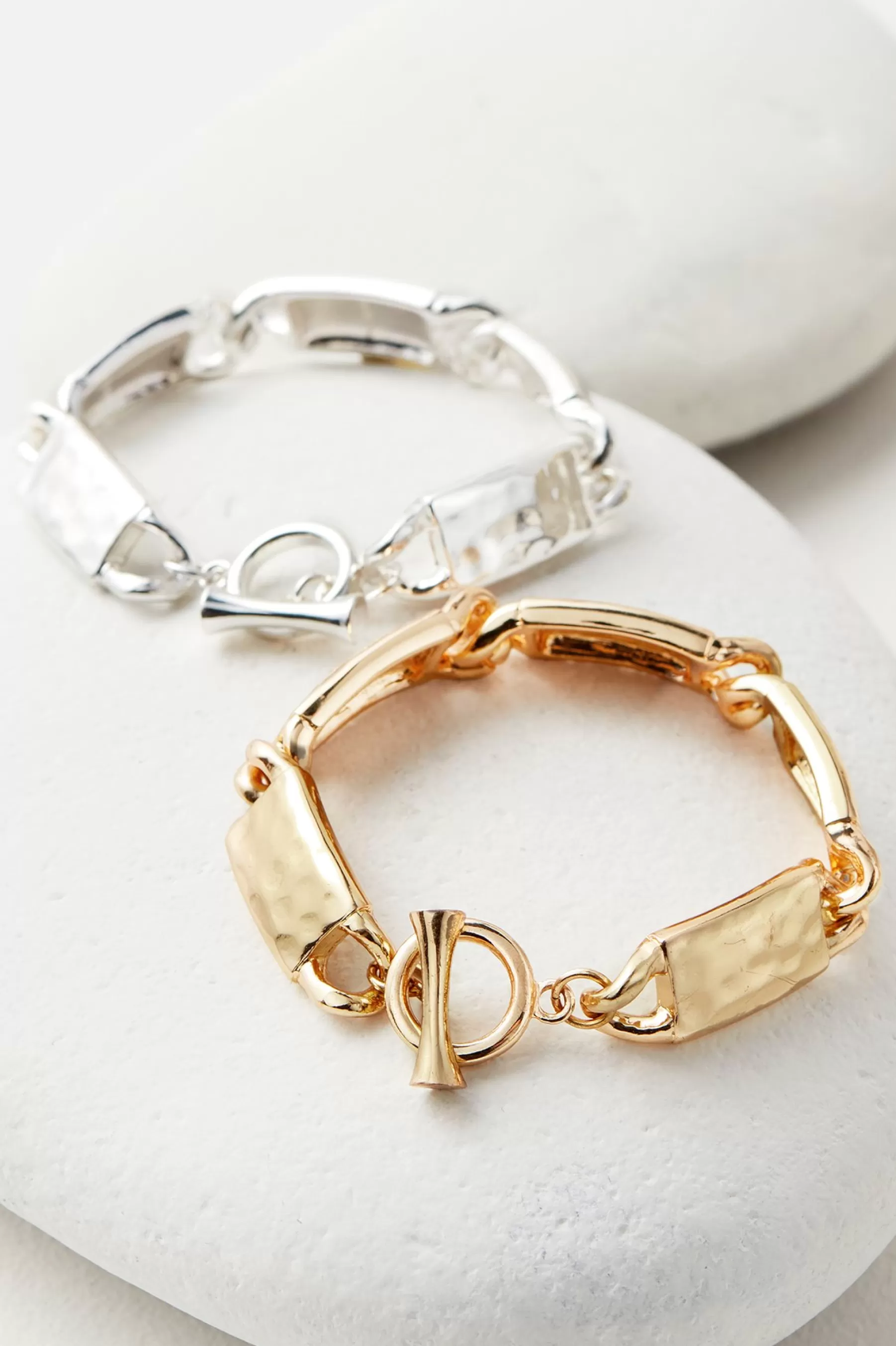 Bracelets | bracelets-Soft Surroundings Francesca Small Toggle Bracelet Silver