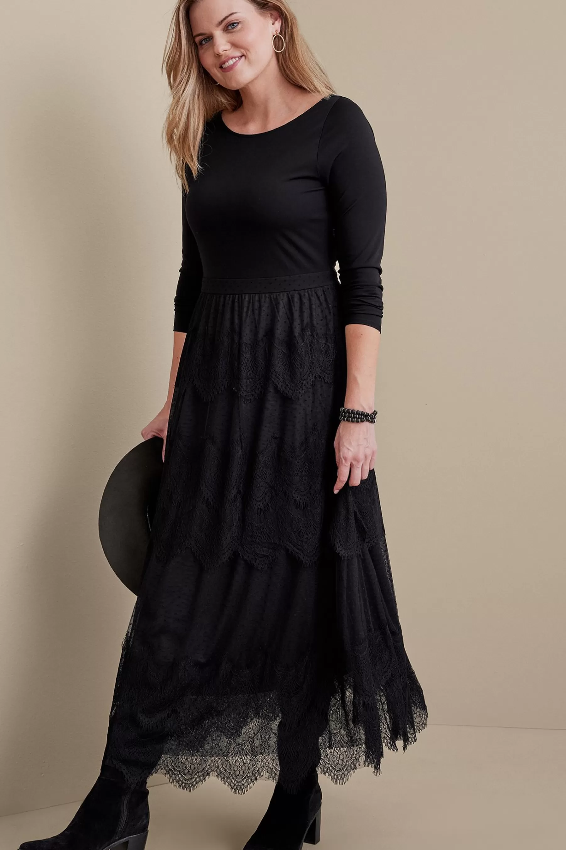 between season | forever favorites-Soft Surroundings Frederica Dress Black