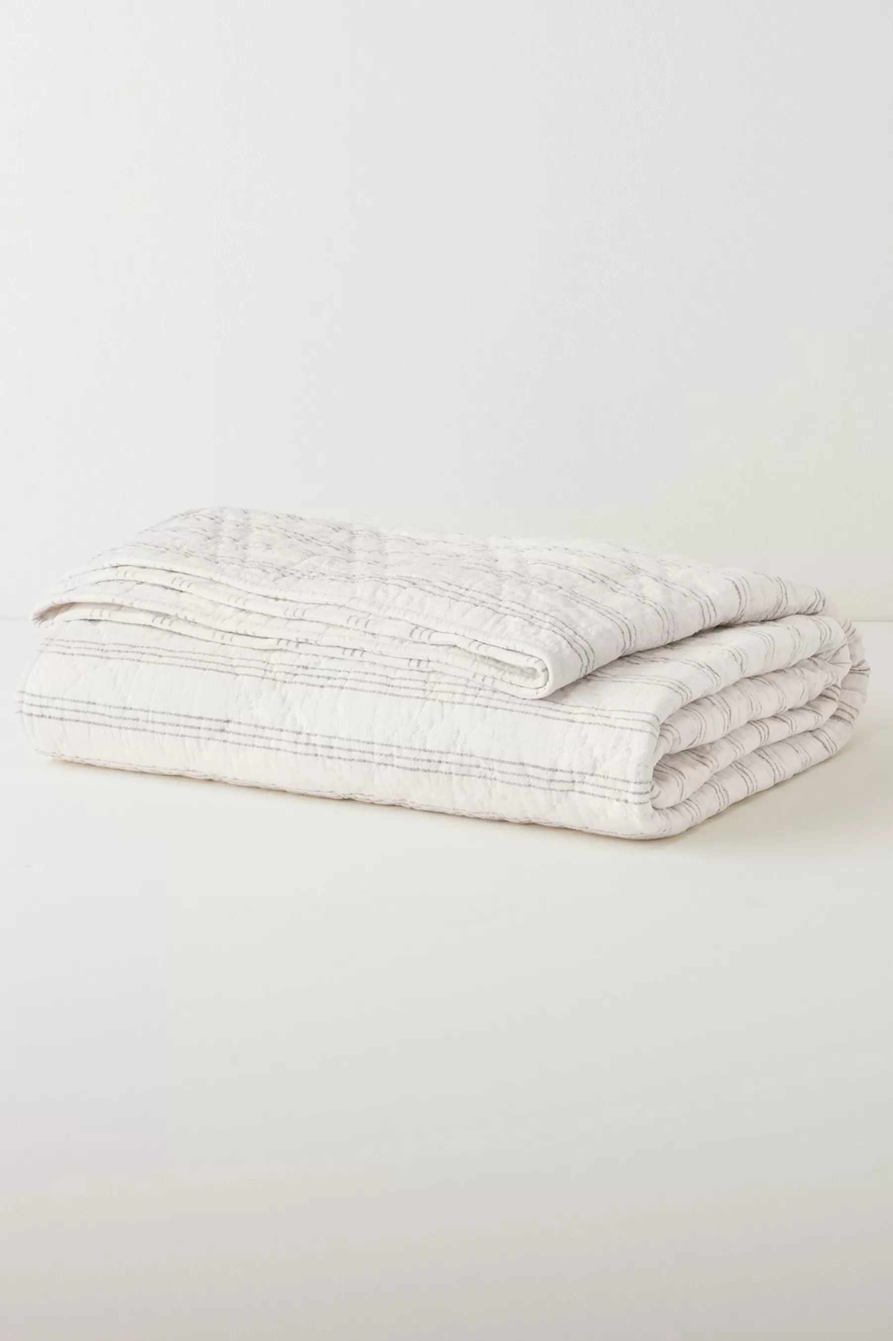 quilts, coverlets & duvet covers-Soft Surroundings Grayson Cotton Quilt Ivory