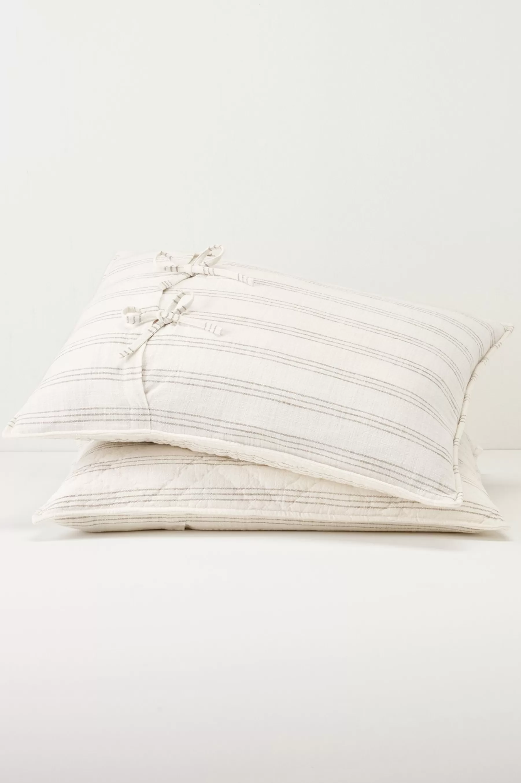 pillowcases & shams-Soft Surroundings Grayson Cotton Sham Ivory