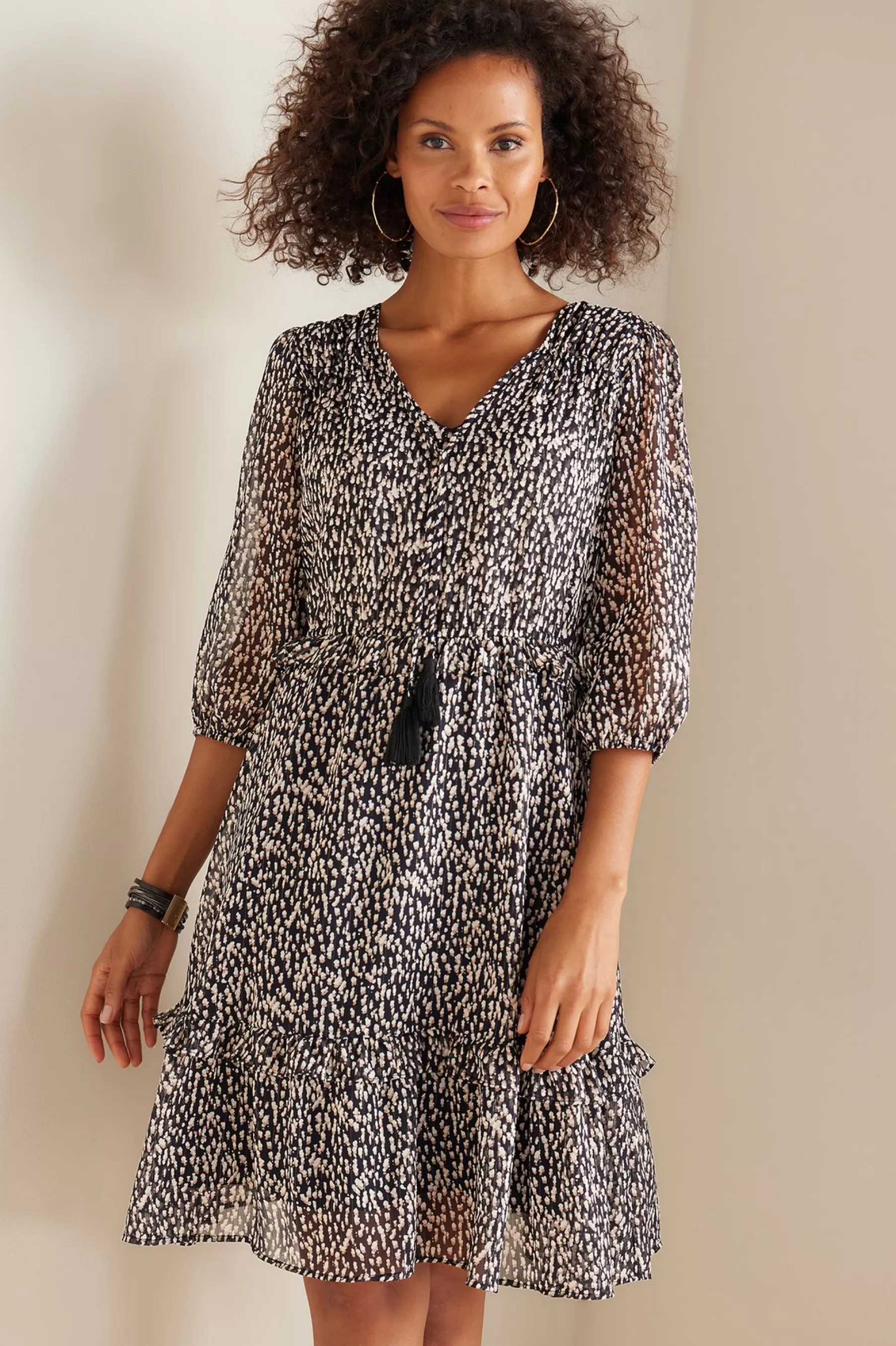 forever favorites | vacation dresses-Soft Surroundings Hazel Dress Black