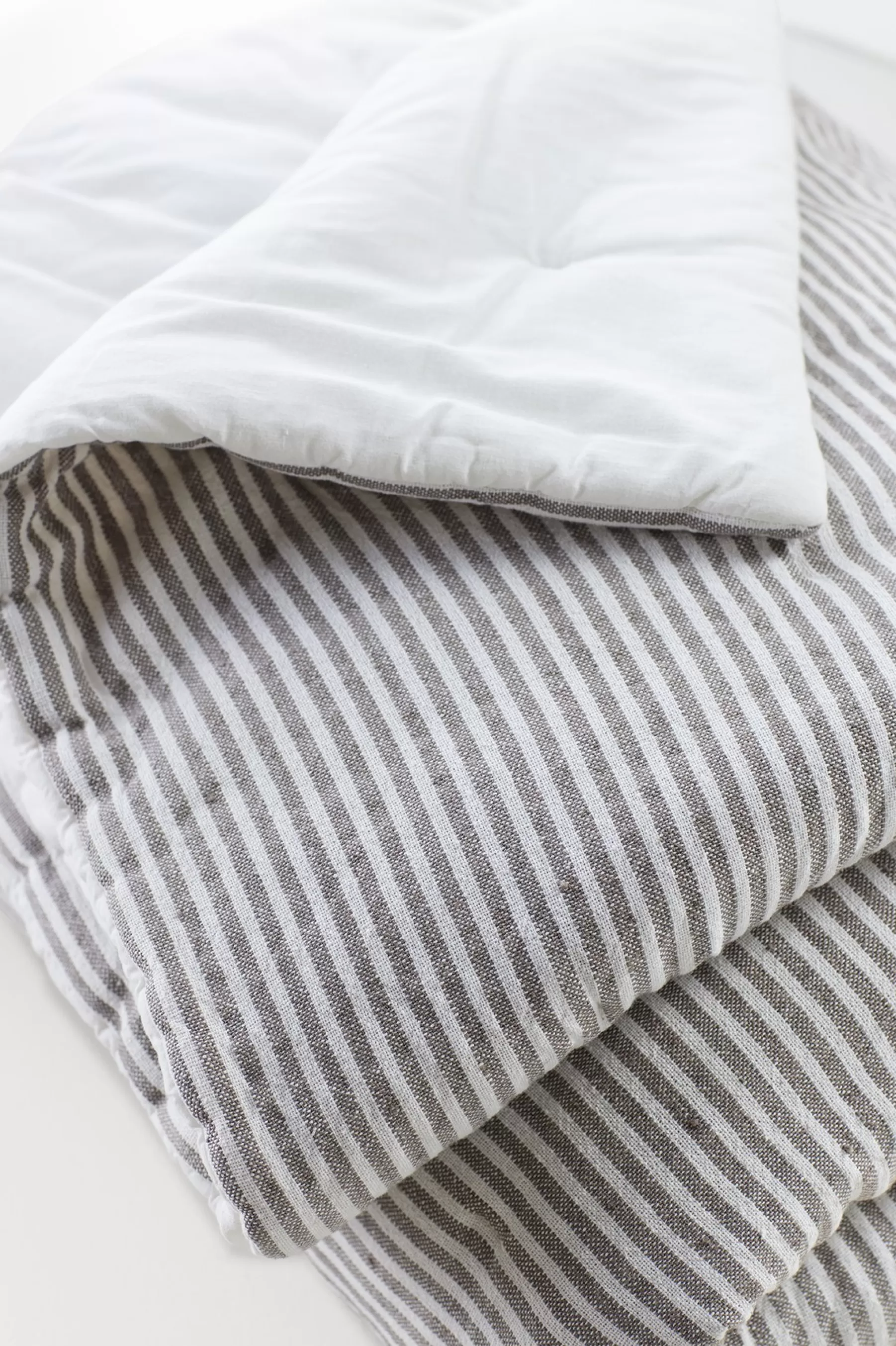 comforters | quilts, coverlets & duvet covers-Soft Surroundings Isabelline Stripe Comforter Grey