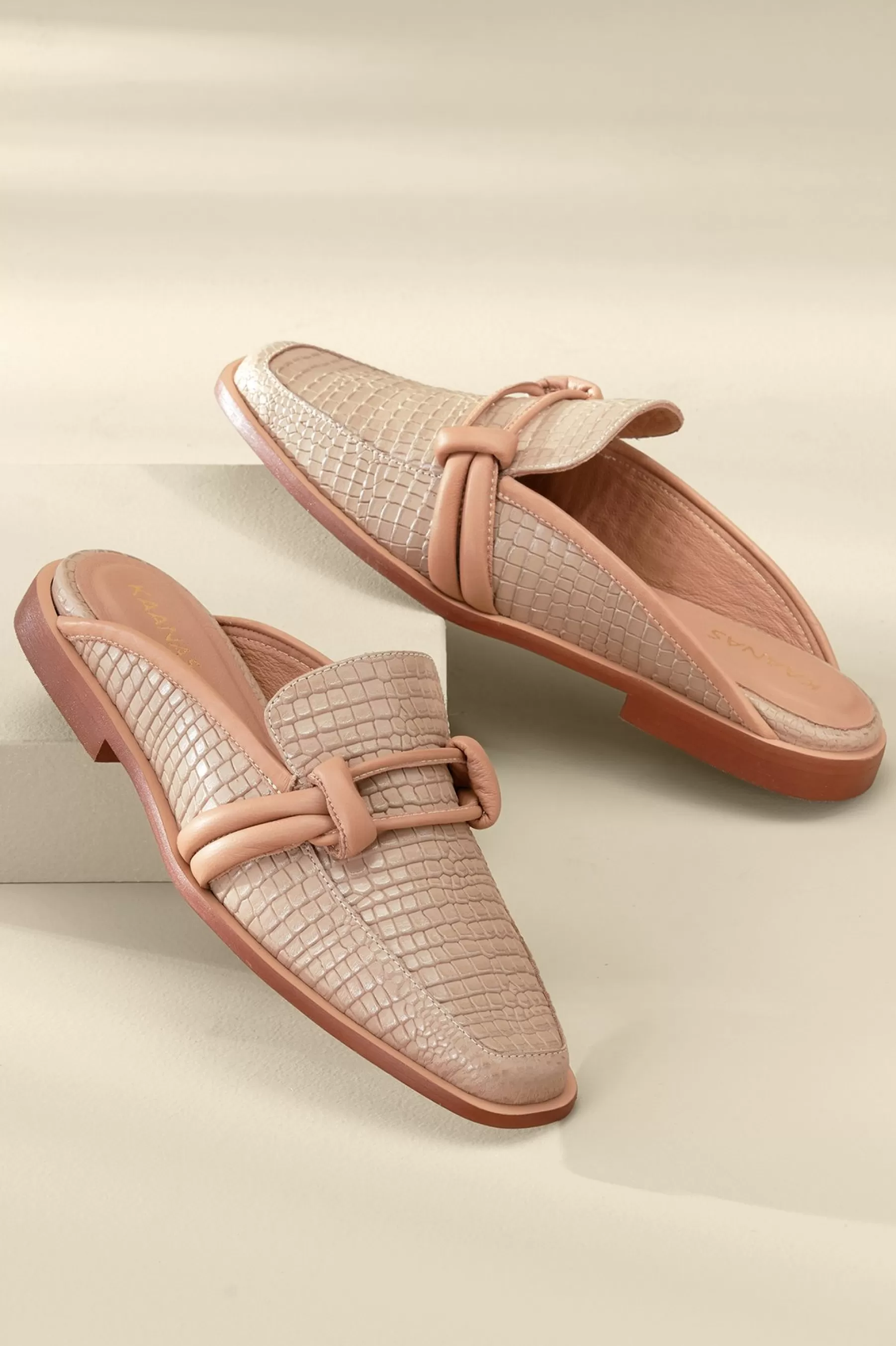 slides & mules-Soft Surroundings Kaanas Hemlock Loop Mule Taupe