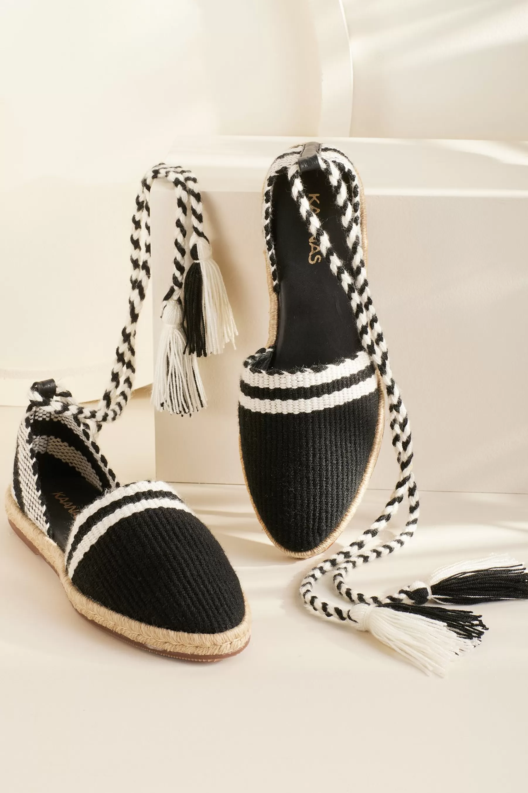 espadrilles-Soft Surroundings KAANAS Taya Espadrille Black