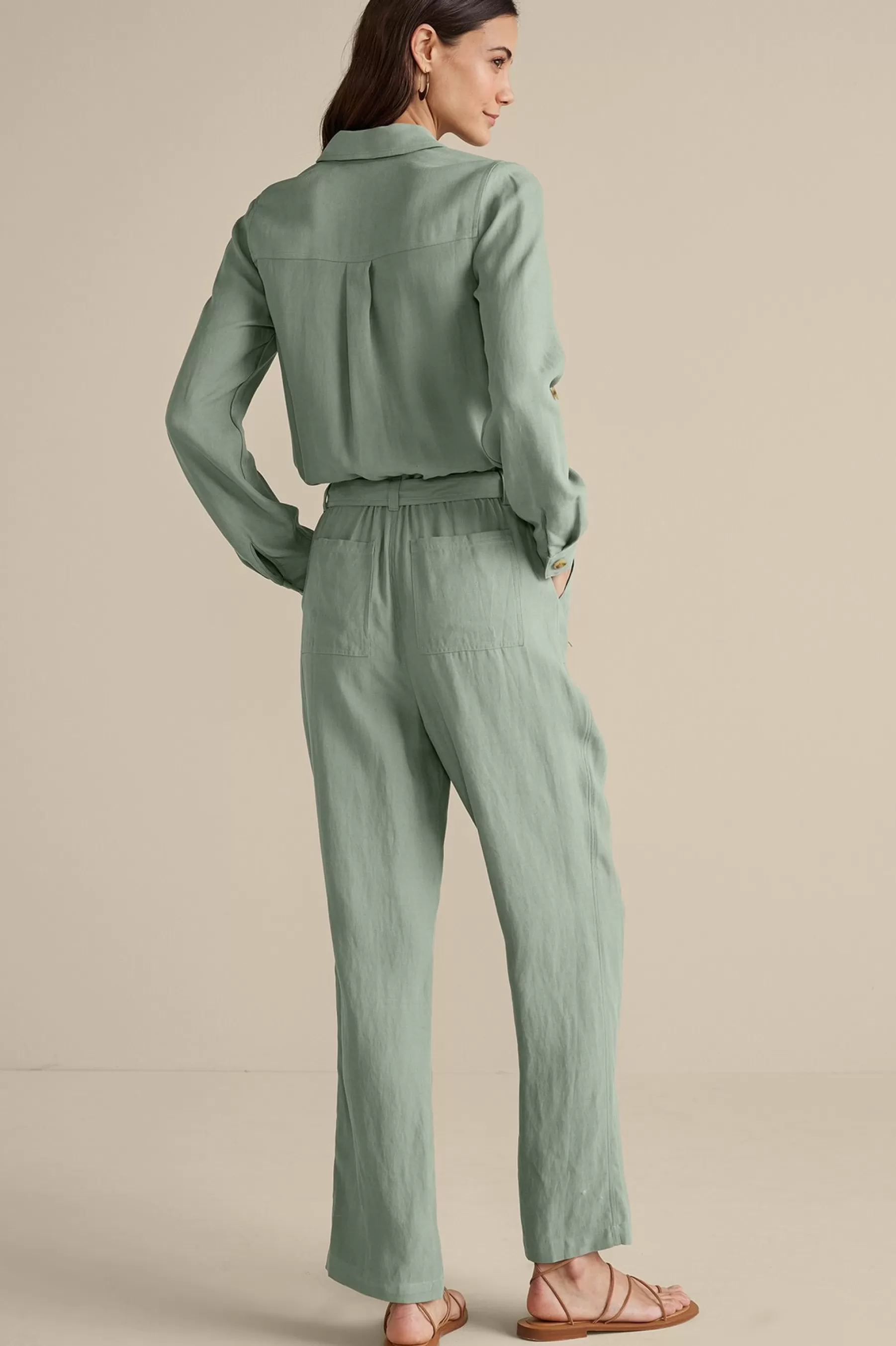 Jumpsuits | casual-Soft Surroundings Kerry Jumpsuit Light Chambray