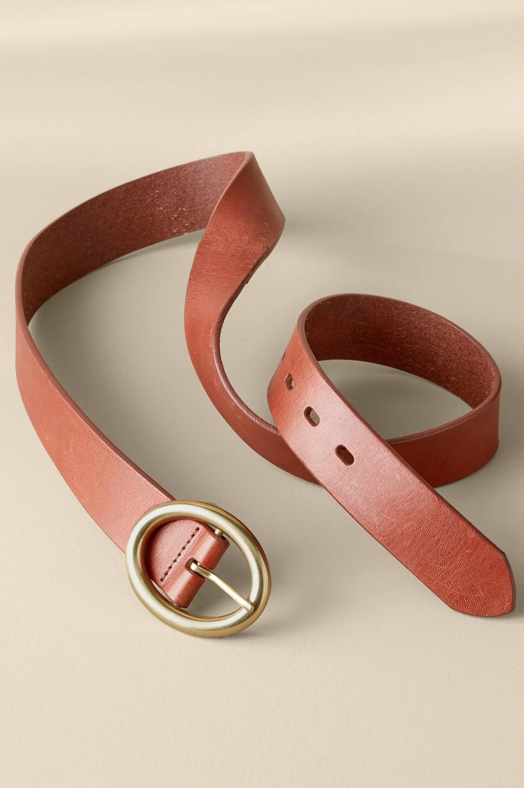 Belts-Soft Surroundings Monaco Leather Belt Black