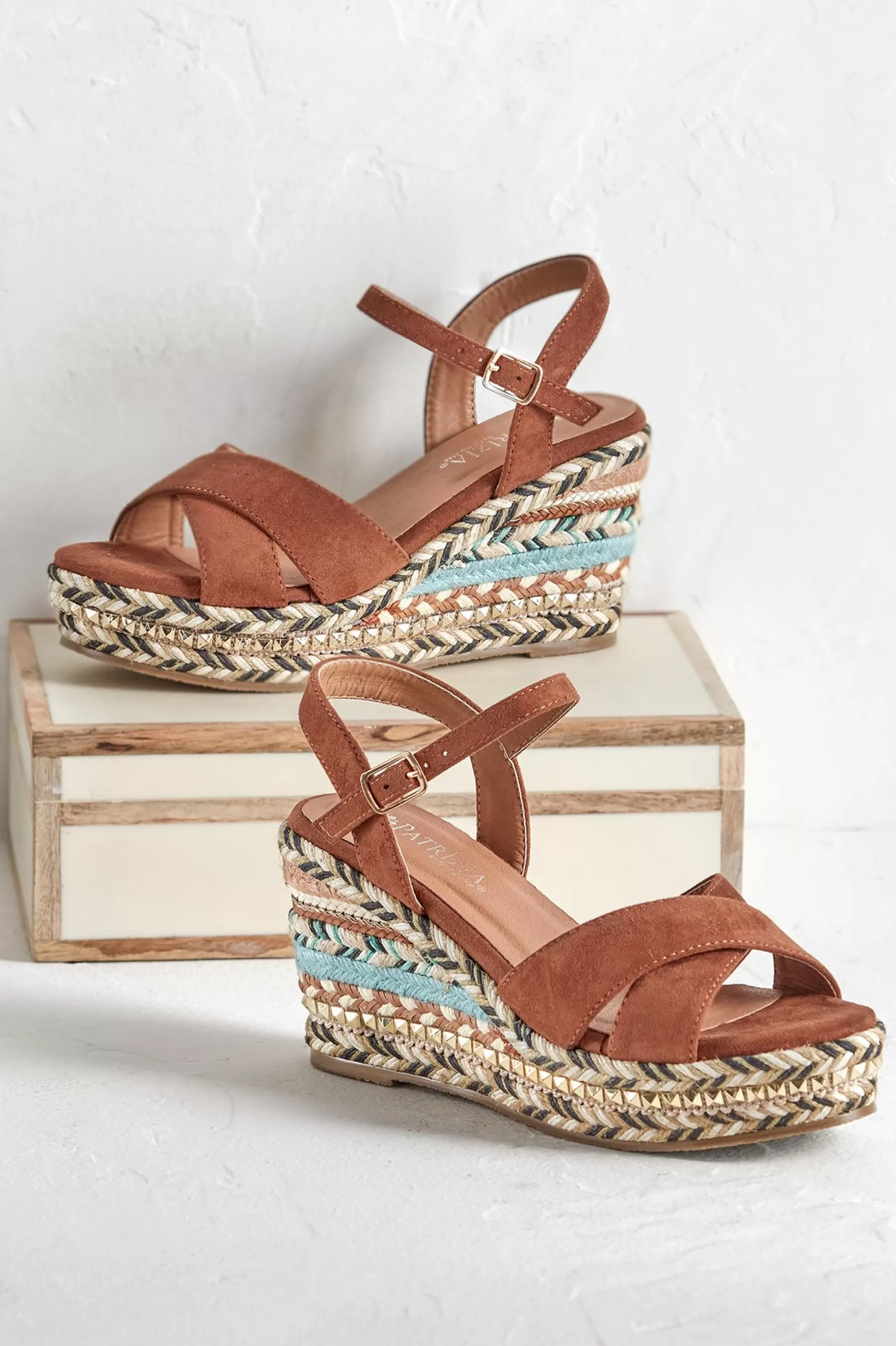 sandals | heels-Soft Surroundings Patrizia Sloane Wedge Brown