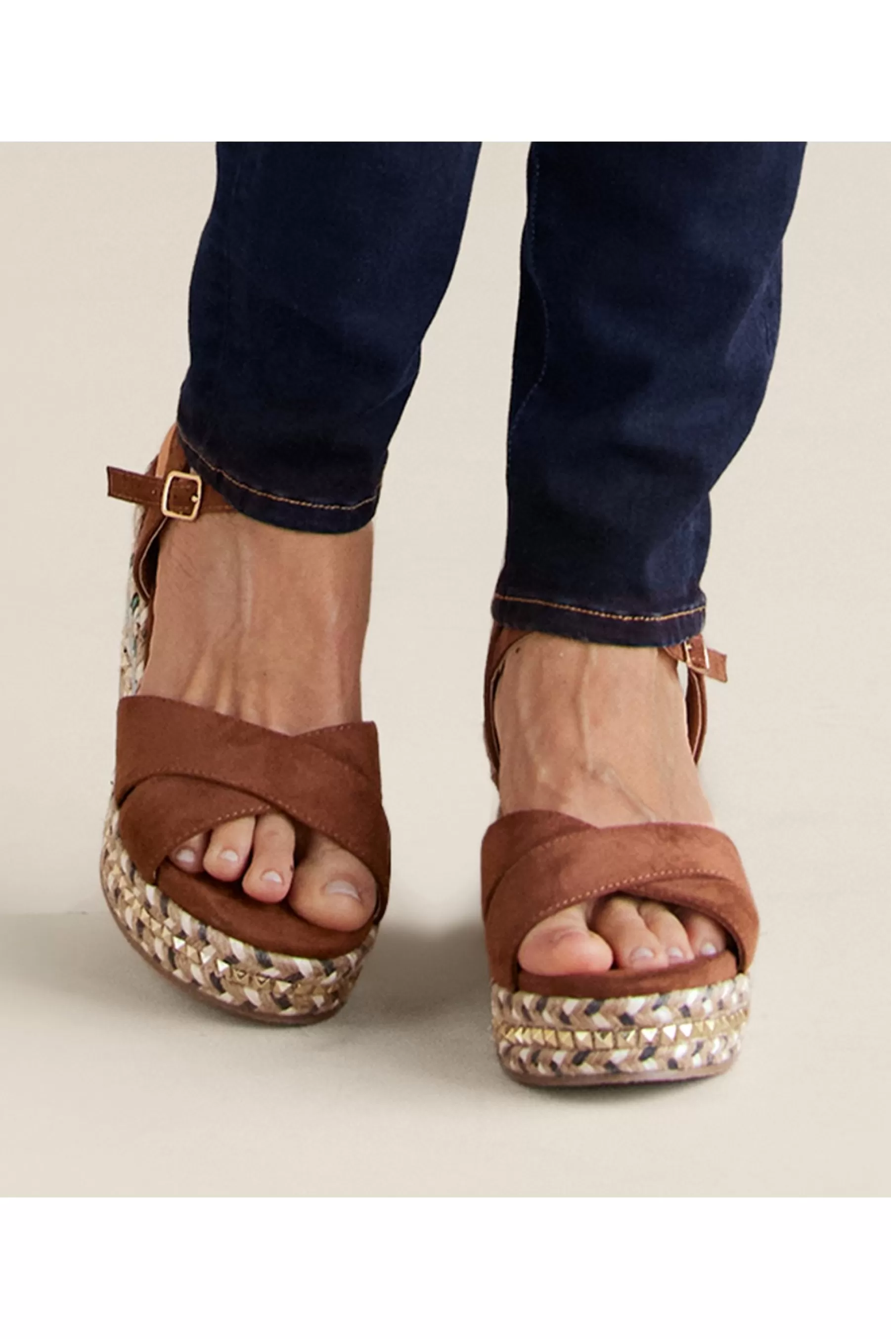 sandals | heels-Soft Surroundings Patrizia Sloane Wedge Brown