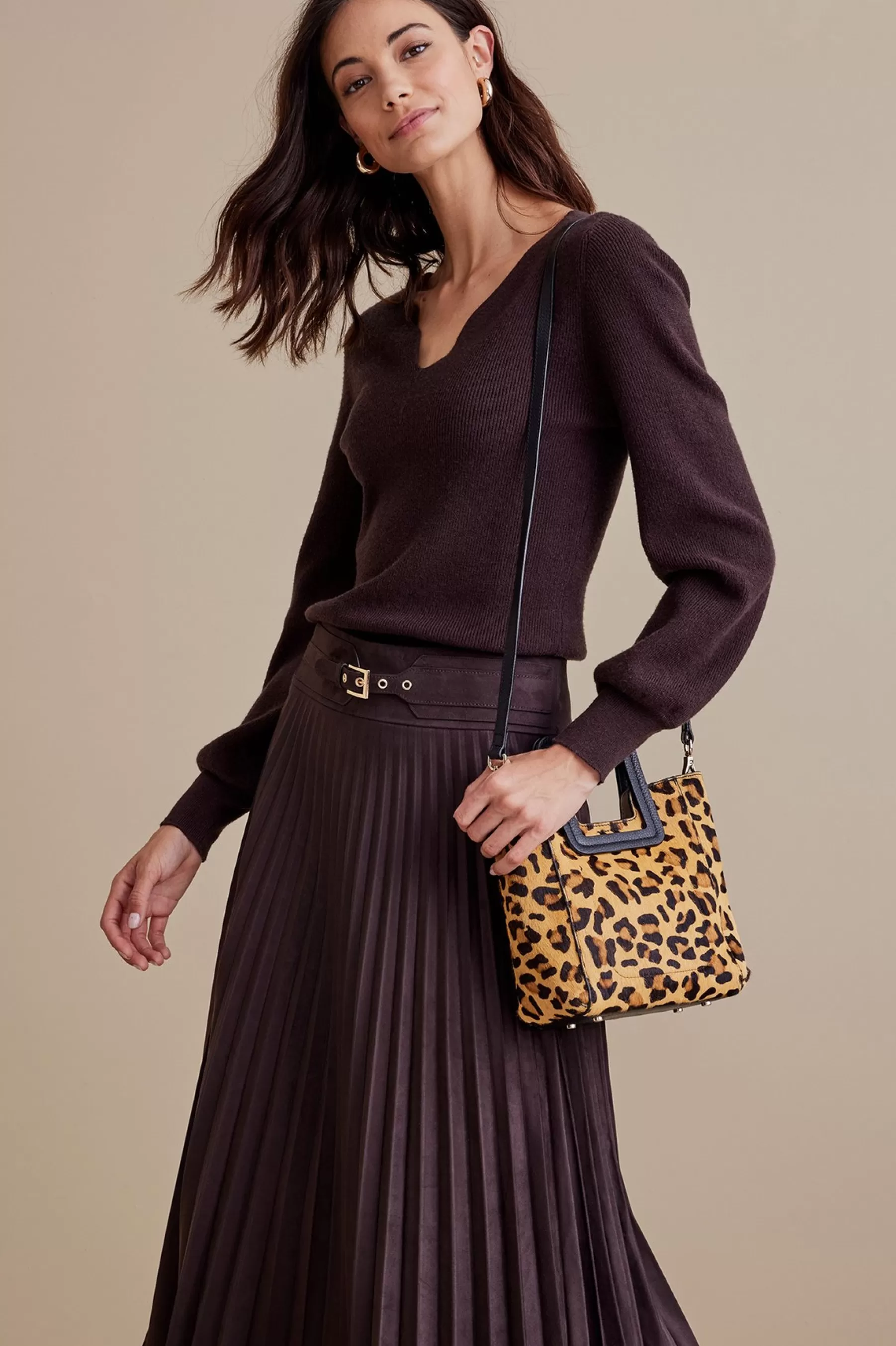 Handbags-Soft Surroundings Paulette Bag Leopard