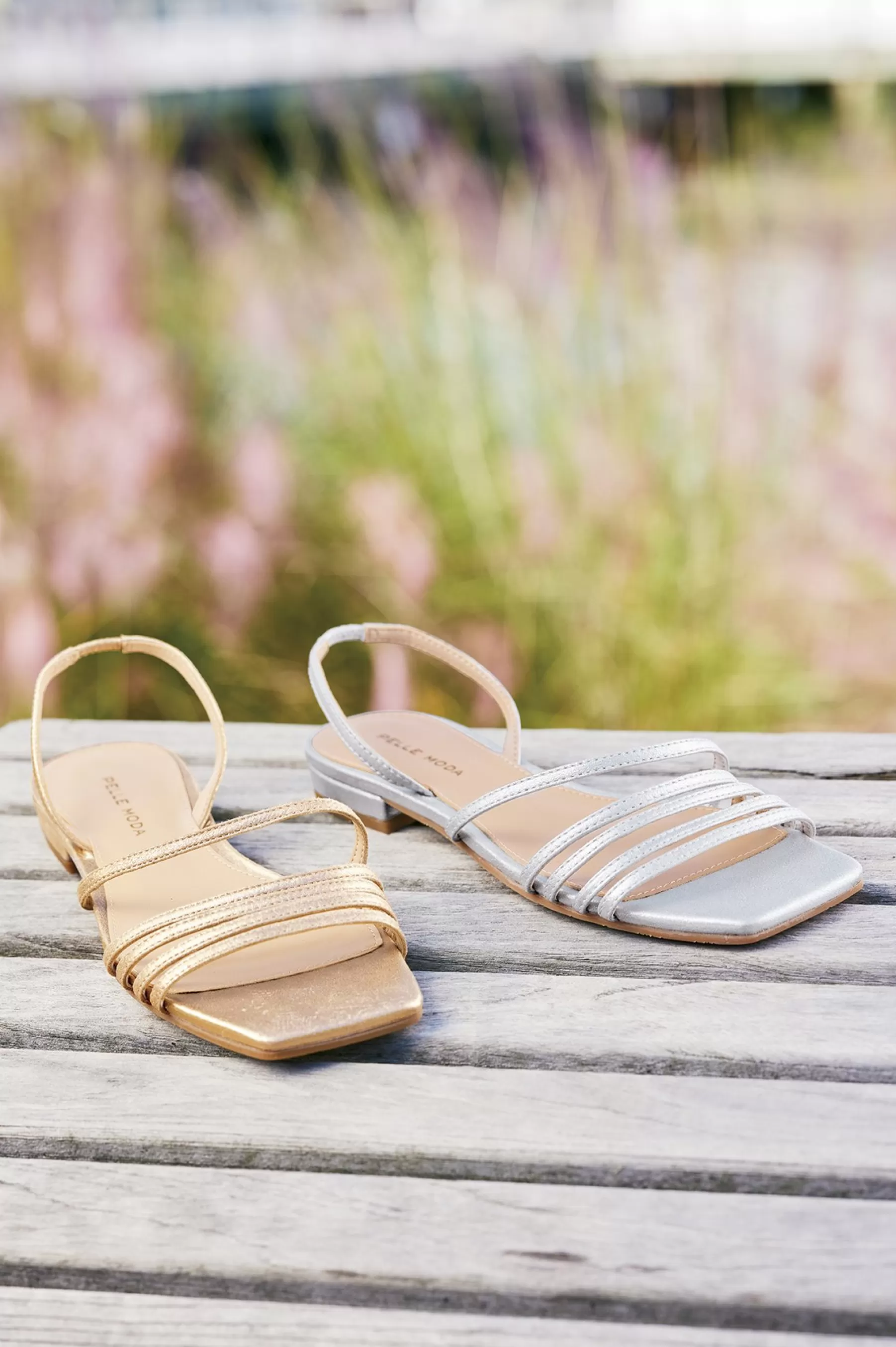 sandals-Soft Surroundings Pelle Moda Haize Strappy Sandal Silver