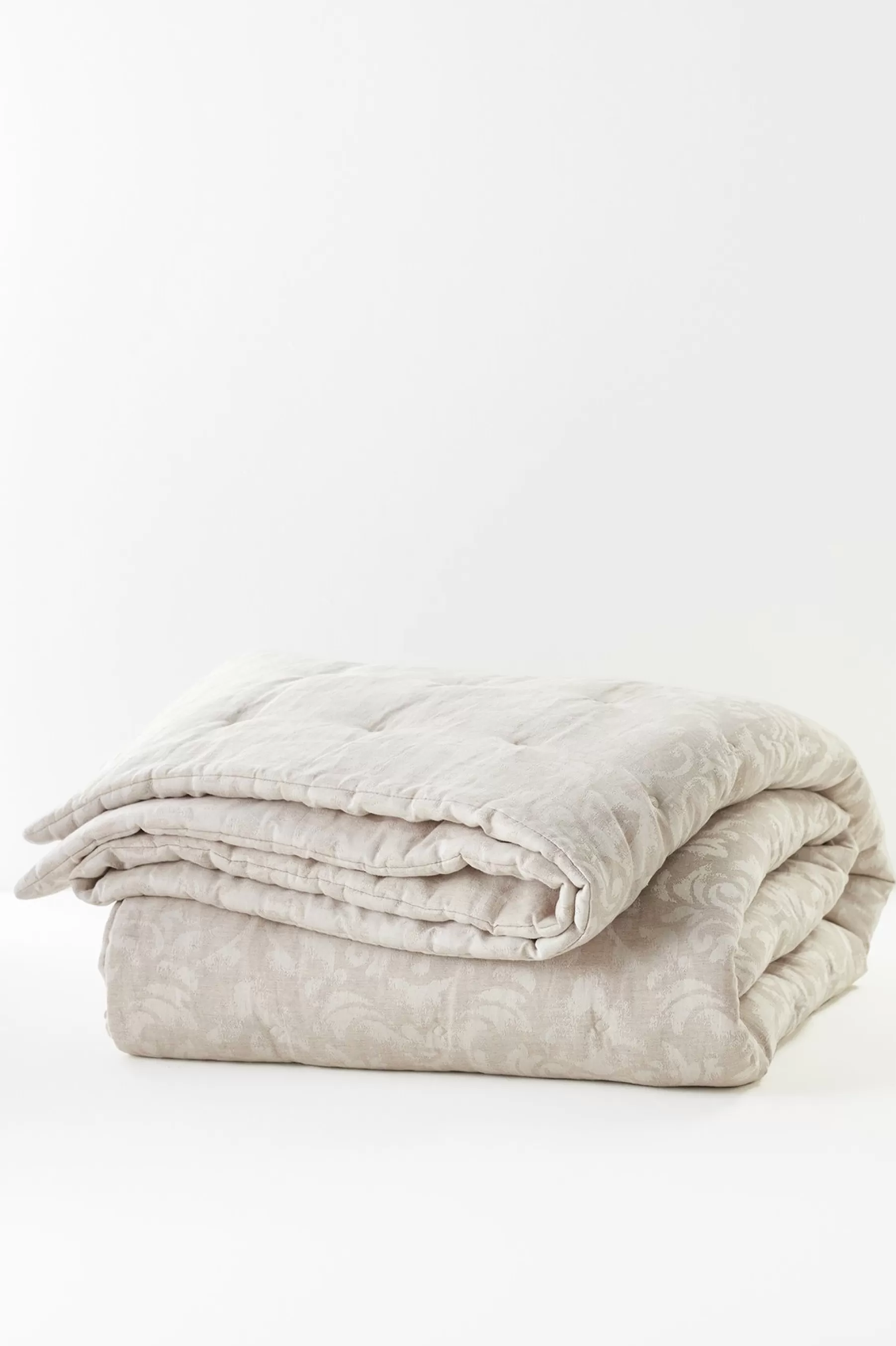 comforters | quilts, coverlets & duvet covers-Soft Surroundings Rosalyn Damask Comforter Rose Sand