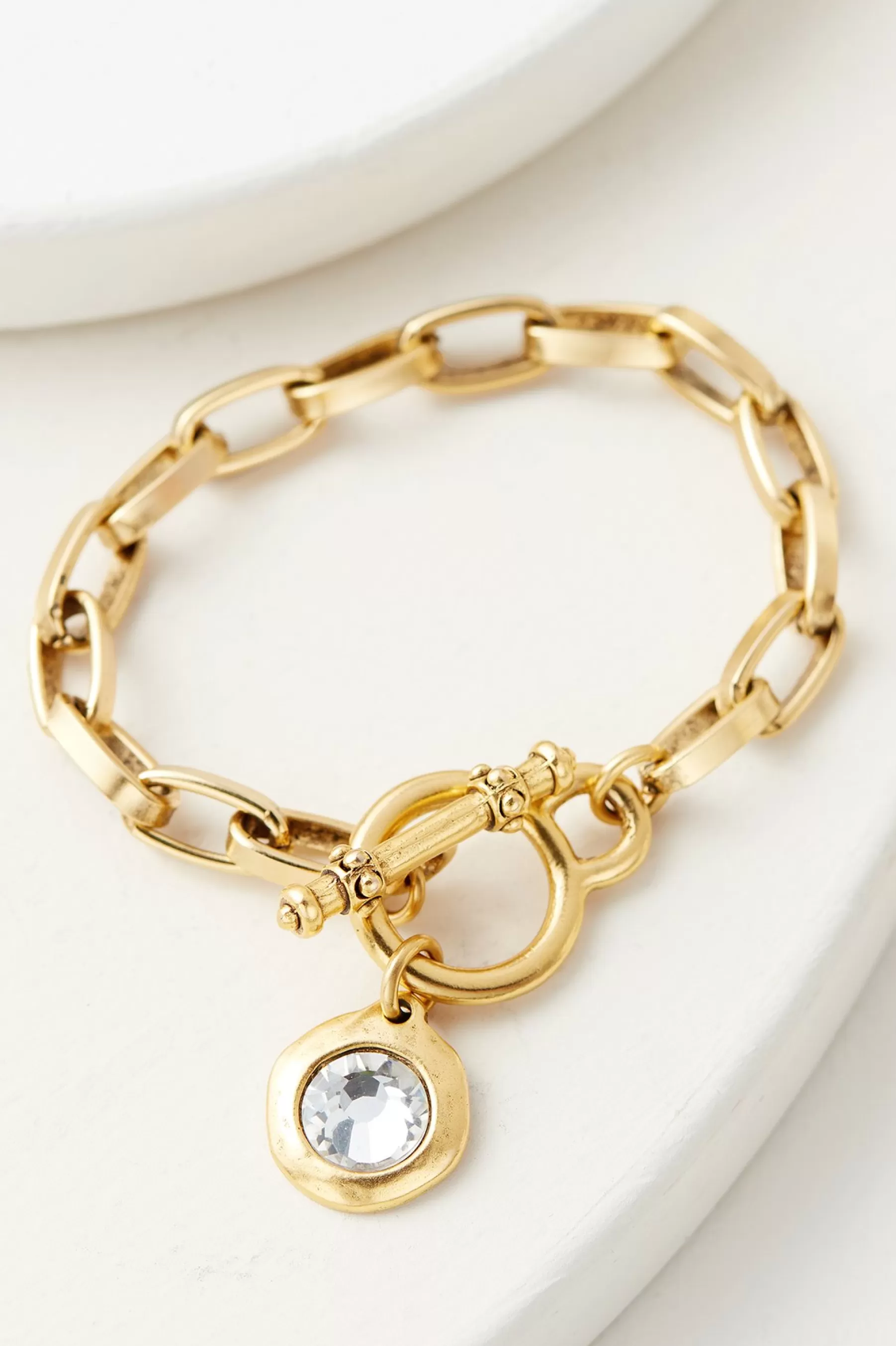 Bracelets | bracelets-Soft Surroundings Trinity Toggle Bracelet Gold