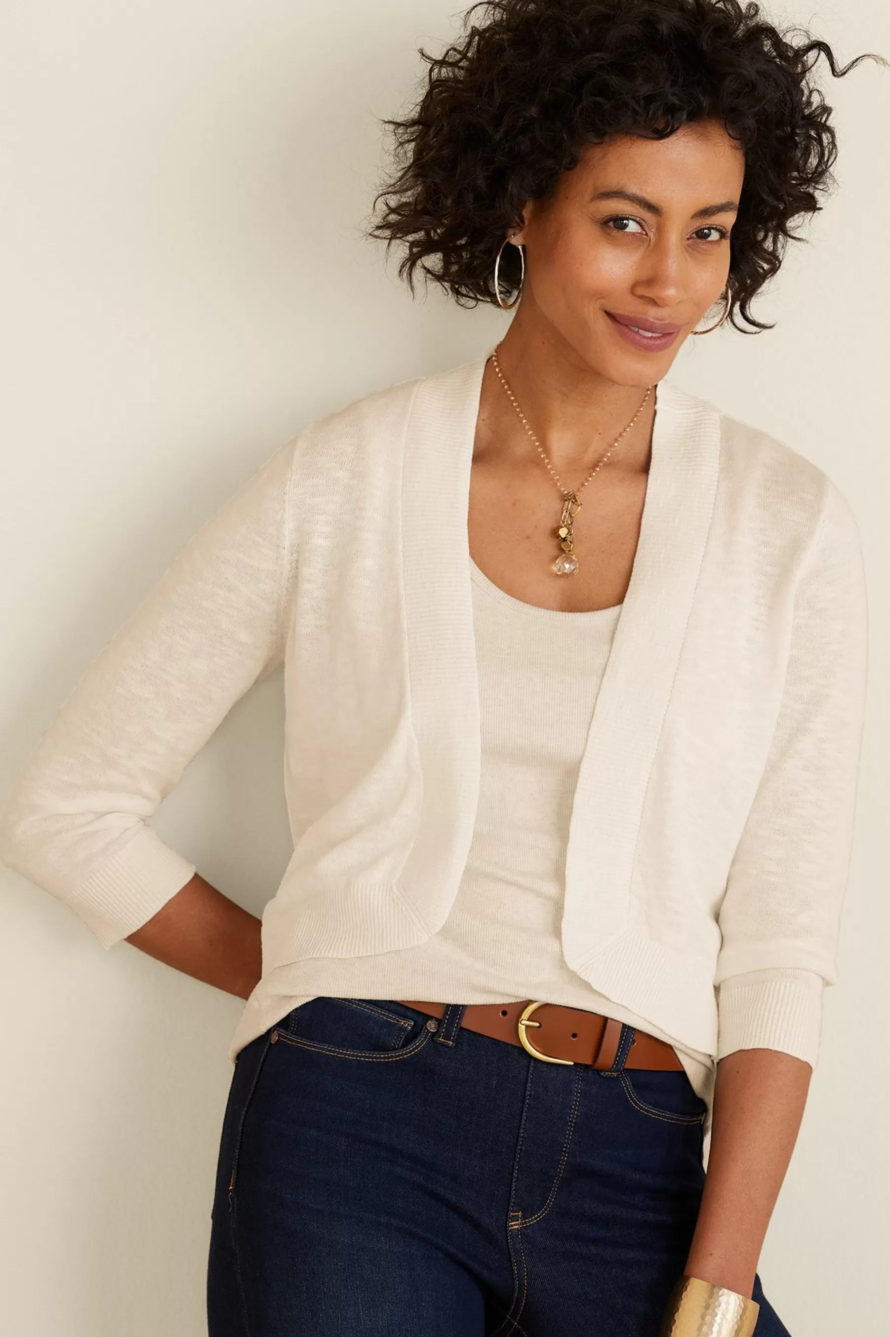 Jackets & Coats | Sweaters & Cardigans-Soft Surroundings Women Playa Bonita Cardigan Ivory Pearl